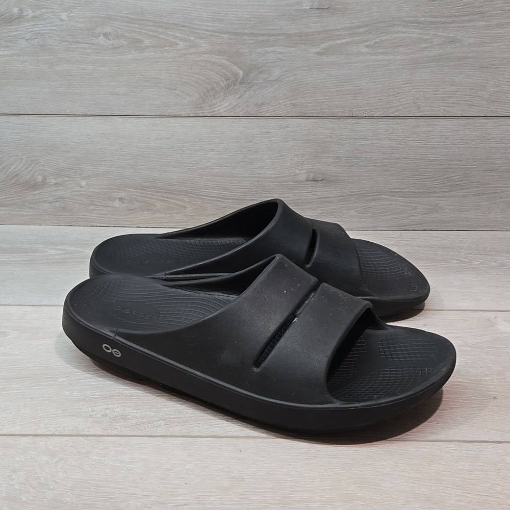 Oofos Mens Ooahh Recovery slide Sandals  shoes sz 13